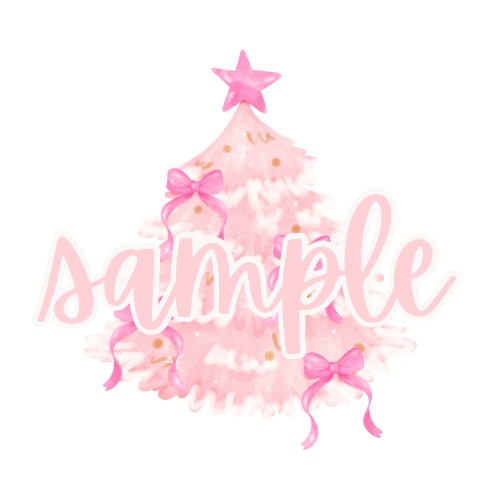 Pink Christmas Emoji Collection