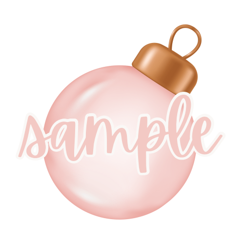 Pink Christmas Emoji Collection