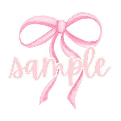 pink bow