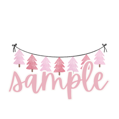 Pink Christmas Emoji Collection